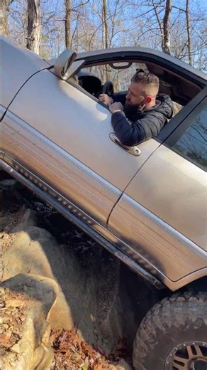 Alex climbs a bonus line at Morris Mountain ORV Lexus LX470