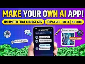 Create a Professional AI Chatbot App Without a PC 🤖