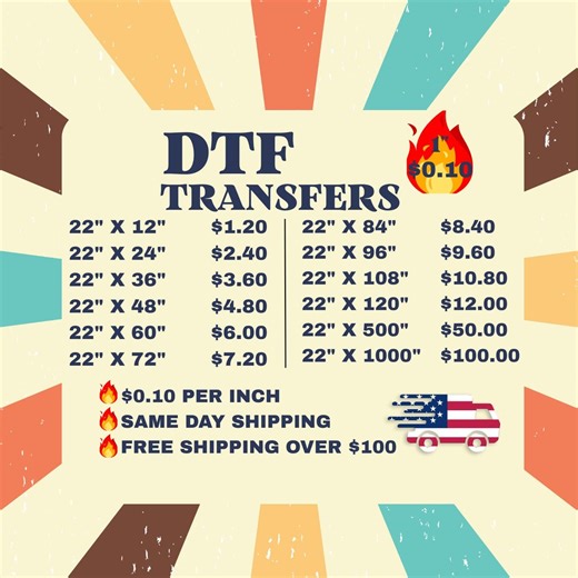 Custom DTF Gang Sheets – Direct Film Transfers, Ready to Press, Full Color Printing - Etsy