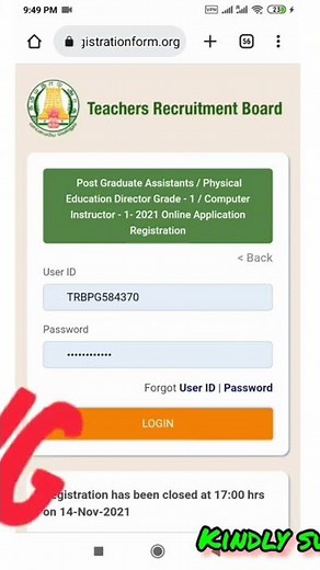 TRB-PG Hall ticket-step by step