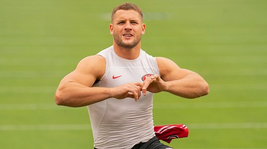 49ers' Bosa joyfully reveals favorite lower-body workout