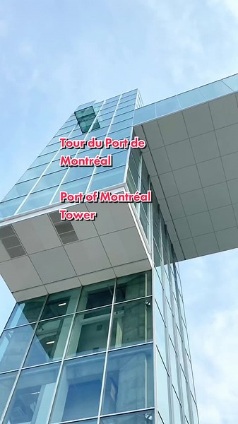 La Tour du Port de Montréal, située sur le Grand Quai // Port of Montréal Tower, located on the Grand Quay #fyp #foryou #bonjourmontréal #mtlmoments #montreal
