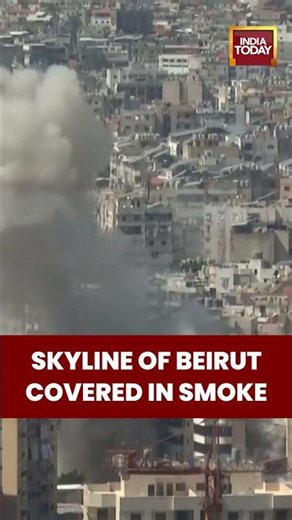 War Video: Large Explosions Rock Beirut | Lebanon | Iran War | US | Trump | Israel