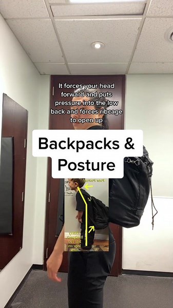 Improving Posture with Backpack Awareness