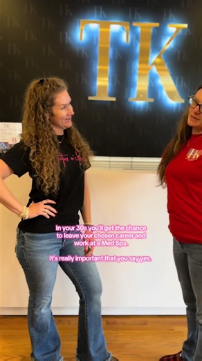 In your 30’s you’ll get the chance to leave your chosen career and work at a med spa. #life #fyp #relatable