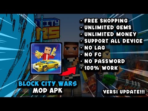 BLOCK CITY WARS MOD APK [ NO PW ] || VERSI UPDATE!!!