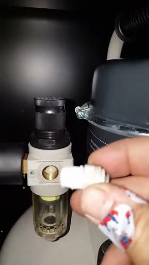 Hooking Up Air Line to an Air Compressor