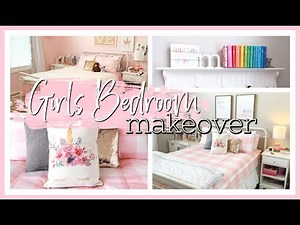 GIRLS BEDROOM MAKEOVER 2020! | MODERN FARMHOUSE GIRLS BEDROOM DECOR IDEAS
