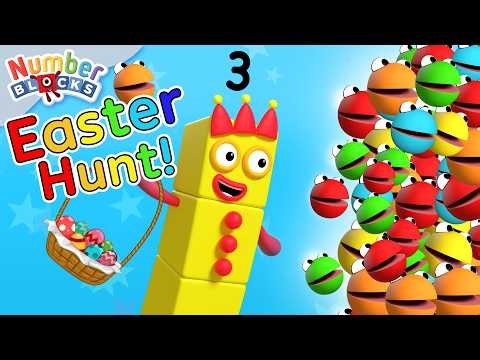 Easter Numberblob Hunt | Learn to Count for Kids | Number Cartoon | Numberblocks