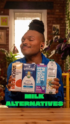 CHRISTOPHER GRIFFIN 🌱 on Instagram: "So lately I’ve been experimenting with… milk alternatives — because lactose intolerance will humble you quickly, dahling, and curiosity is a powerful motivator. I’ve been exploring different options lately — nut milks, oat milk, rice milk, and other plant-based blends — not out of restriction, but out of interest. What started as necessity has turned into a chance to rethink what works best for my body, my digestion, and my daily rituals (yes, including my t