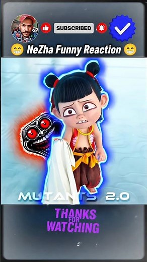 NeZha Funny Reaction 😁🔥 #nezha #nezha2 #shorts #shortvideo #trending #short #viral #viralvideo