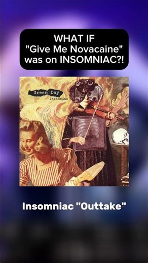 What if Give Me Novacaine was on Insomniac?