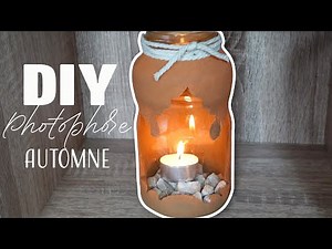 DIY Autumn Tealight Holder 🍂✨ – Quick and Easy!