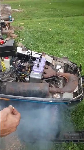 1995 Polaris XLT 600 triple first start before rebuild #snowmobile