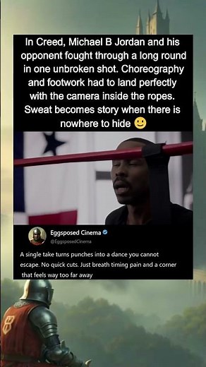 In Creed (2015), a full boxing round was filmed as one continuous take.