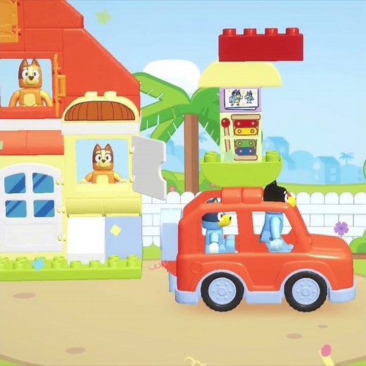 Let’s Go for a Drive in LEGO® Bluey™ | Road Trip Fun