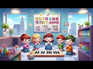 "The Quiet, Quiet Game | A Fun and Silly Silent Challenge for Kids! 🤫🎉"