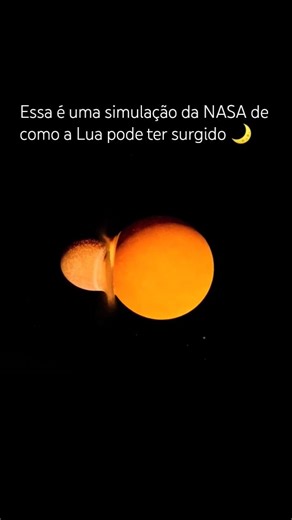 Como a Lua Nasceu? 🌙🤯 #lua #nasa #universo