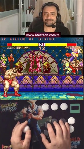 One Grab Is Enough 🔥 Zangief vs Vega #streetfighter #arcade #retrogaming #shorts #sf2ce