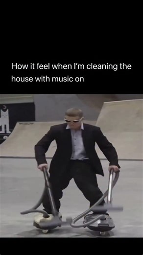 Memecascade8 | 🧹🎶 When the beat drops and suddenly vacuuming turns into an extreme sport 🧹🛼 Who else feels like a pro skater while blasting tunes during... | Instagram