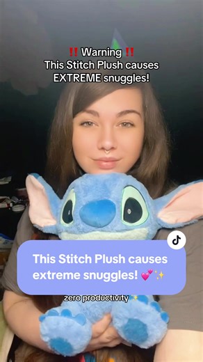 Dont even try to hide it! You know you need this Disney Stitch plush in your life! #stitch #liloandstitch #tiktokshop #giftideas #disneyadult