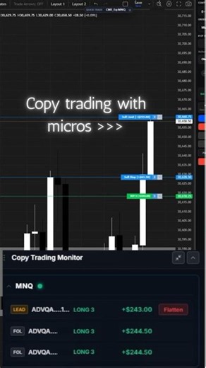 copy trading with micros is a prop firm cheatcode #propfirmtrading #trading #futures