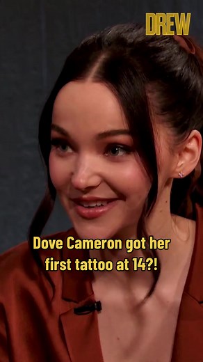Somebody tag Shock. #dovecameron #drewbarrymore #tattoo | drew barrymore