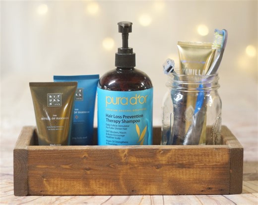 Reclaimed Wood Box Organizer Storage Caddy, Small Apothecary Caddy for Bathroom and Kitchen Organization, Minimalist Rustic, Rack Cabinet - Etsy