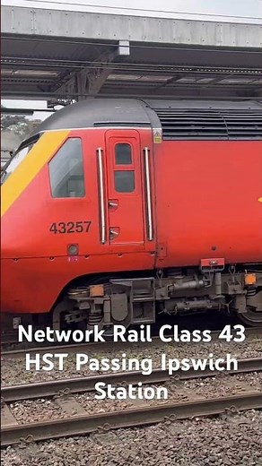 Network Rail Class 43 HST Passing Ipswich Station #class43 #trainspotting #fortheloveoftrains
