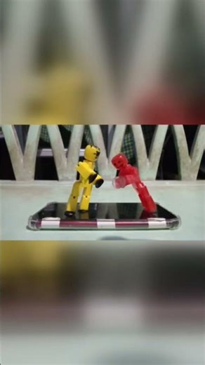 boxing gone uncanny.... #stikbot #dialtone #deltaruneost #stopmotionanimation #stopmotion