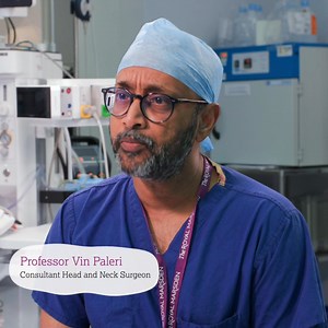 Do you remember Professor Paleri’s high-stakes surgery featured in the Super Surgeons documentary? Your donations help to support the groundbreaking techniques and technology advancements that make these surgeries possible. Learn more about his work and the difference your donations makes. | The Royal Marsden Cancer Charity