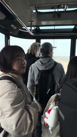 A view from the cable ropeway in Nagasaki Japan real life