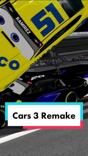Cars 3 Final Race Recreation with Lightning McQueen and Cruz