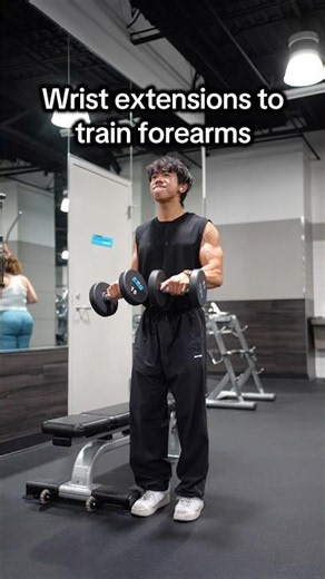 Best Way to do Wrist Extensions to Train Forearms (Dumbbell Edition)