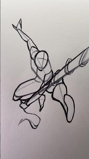 How to Draw a Spider-Man Pose ⭐️Tutorial⭐️ #art #spiderman #howtodraw #drawingtutorial #draw