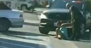 Cop on leave after rough arrest