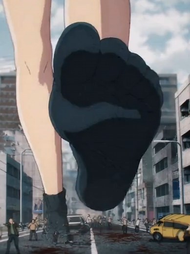 Sora AI Giantess Clip 👣 #giantess #sora #feet #foot #stomp #crush #giant #tiny