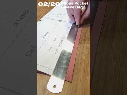 01 07 Main part Bag Phone Pocket | Phone Sling Bag Sewing video Tutorial #diybag #beginnersewing