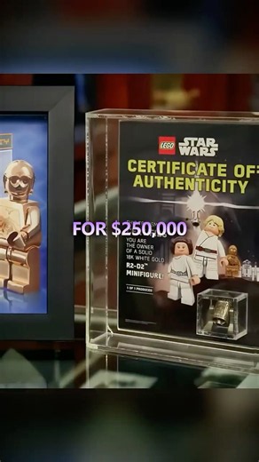🤖 Ultra-Rare Solid Gold R2-D2 & Bronze C-3PO LEGO Minifigures!