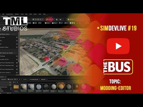 SimDevLive #19 – Modding Editor: Grundlagen des Kartenbaus | Map Creation Basics