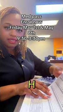 Med Pass - Medication Administration Program #medicationadministration #medicationaide #cna #school