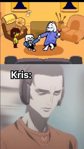 Kris vs Sans Deltarune Chapter 4 #thememecrusader