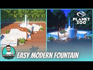 Planet Zoo: Simple but Effective - Modern Fountain Tutorial