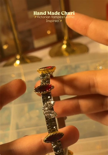 Handmade Vampire Diaries Bangle: Glittering Churi Design