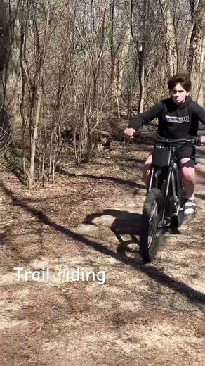 Trail riding a friends Surron