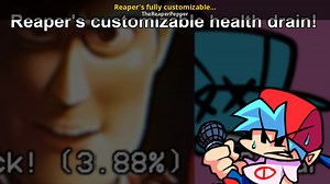 Reaper's fully customizable health drain Modding Tool for Friday Night Funkin' | FNF Modding Tools