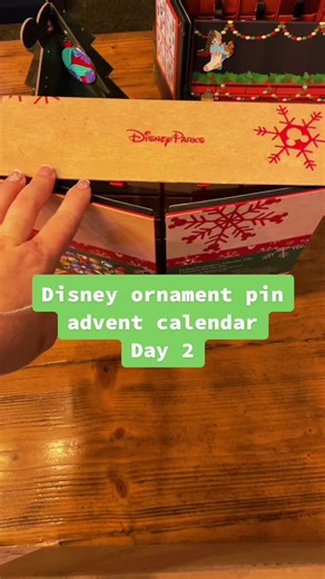 Disney Christmas Ornament Pin Advent Calendar Unboxing