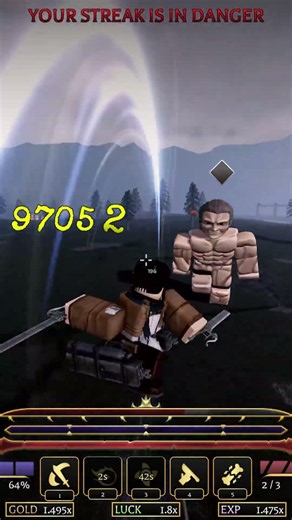 This is truely Levi Ackerman skills in Attack on Titan Revolution