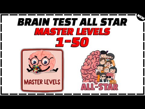 Brain Test All-Star – All Master Levels (1–50) Walkthrough | #braintest #games