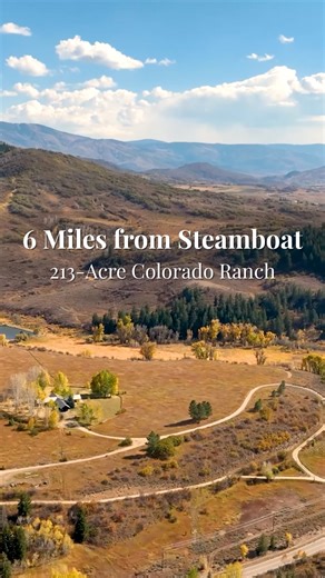 Ranches of the West on Instagram: "Just 6 miles from Steamboat Springs, this 213-acre Colorado ranch offers private Elk River frontage, National Forest access, senior water rights, and endless recreation. Some properties check boxes. This one creates a lifestyle. 👇Comment STEAMBOAT RANCH for full details. Listed by Pam Vanatta, Steamboat Sotheby’s International Realty"